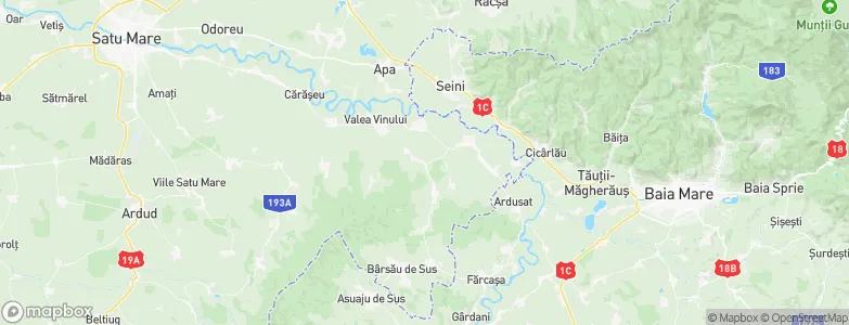 Crucişor, Romania Map