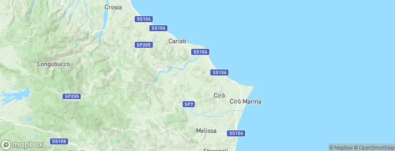 Crucoli, Italy Map