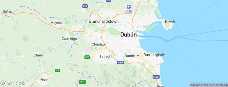 Crumlin, Ireland Map