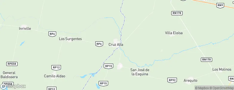 Cruz Alta, Argentina Map