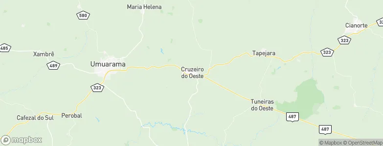 Cruzeiro do Oeste, Brazil Map