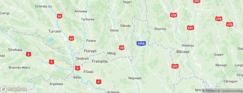 Crușeț, Romania Map