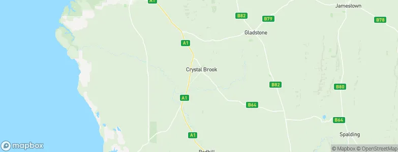 Crystal Brook, Australia Map
