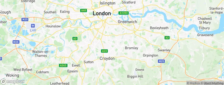 Crystal Palace, United Kingdom Map