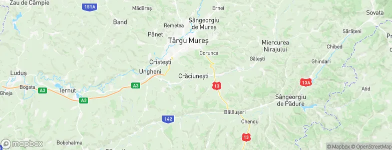 Crăciuneşti, Romania Map