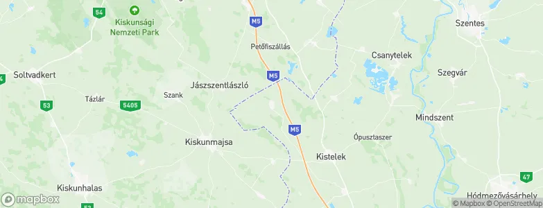 Csengele, Hungary Map