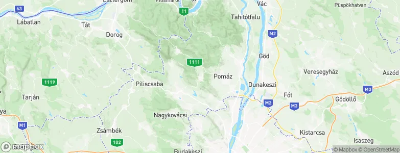 Csobánka, Hungary Map
