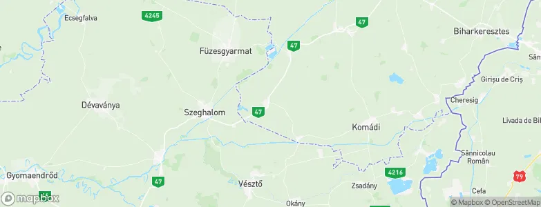Csökmő, Hungary Map