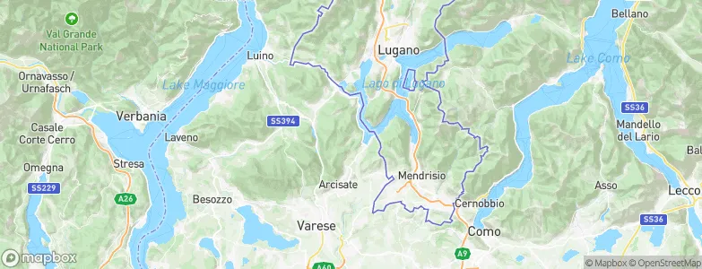 Cuasso al Monte, Italy Map