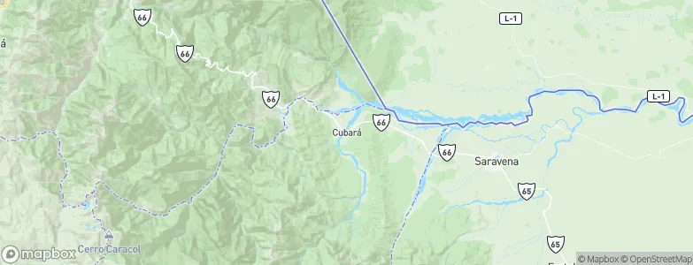 Cubará, Colombia Map
