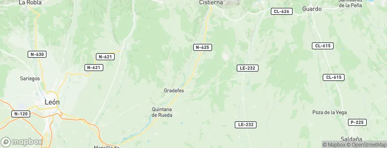 Cubillas de Rueda, Spain Map