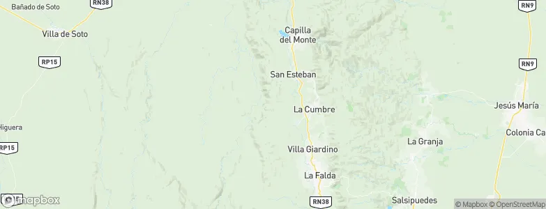 Cuchi Corral, Argentina Map