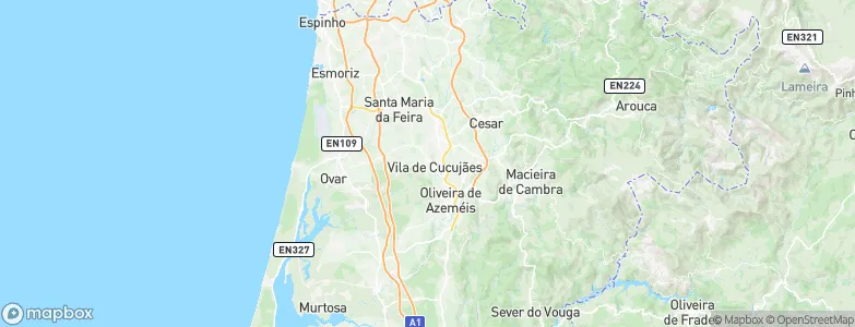 Cucujães, Portugal Map