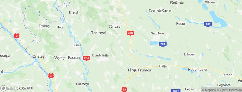 Cucuteni, Romania Map