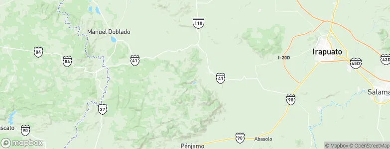Cuerámaro, Mexico Map