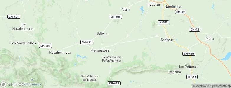 Cuerva, Spain Map