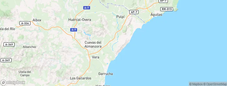 Cuevas del Almanzora, Spain Map