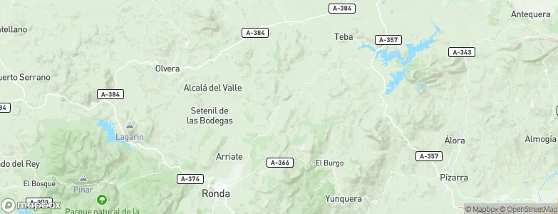 Cuevas del Becerro, Spain Map