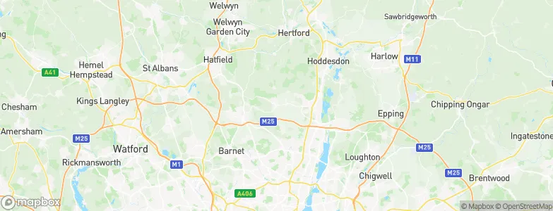 Cuffley, United Kingdom Map