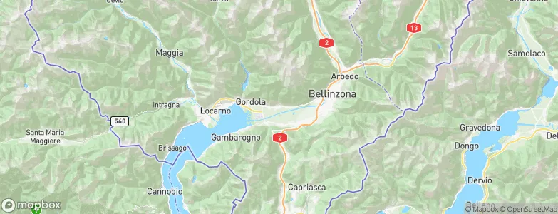 Cugnasco, Switzerland Map