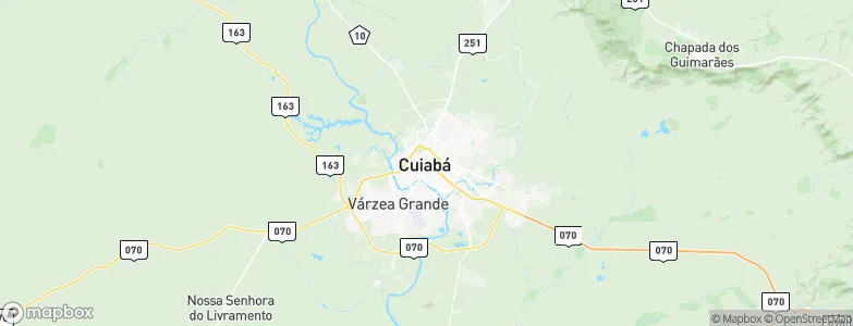 Cuiabá, Brazil Map