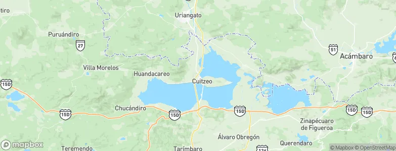 Cuitzeo del Porvenir, Mexico Map