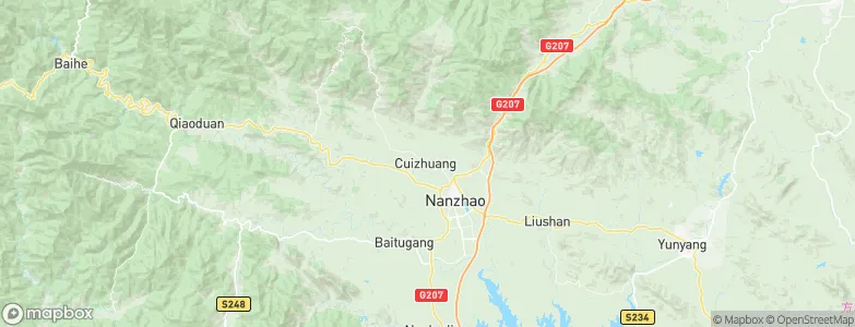Cuizhuang, China Map