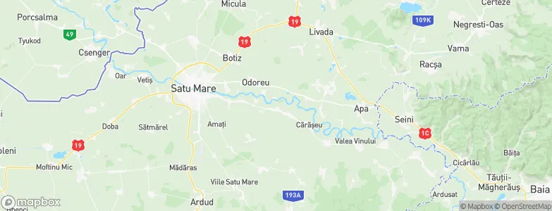 Culciu Mic, Romania Map