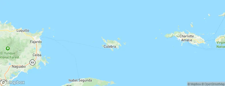 Culebra, Puerto Rico Map