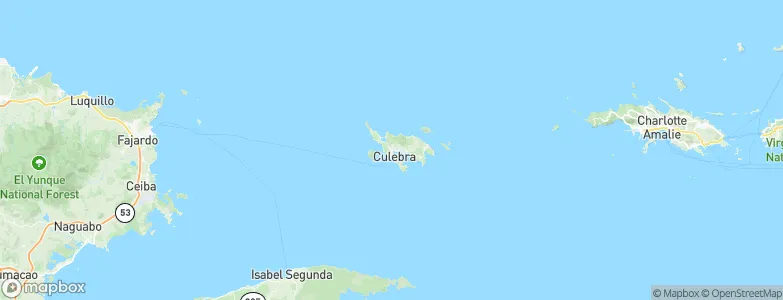 Culebra Zona Urbana, Puerto Rico Map