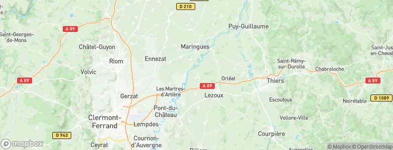 Culhat, France Map
