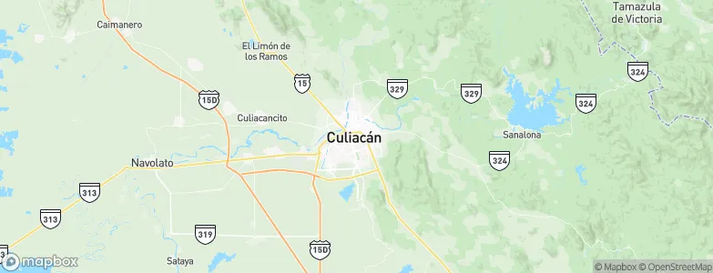 Culiacán, Mexico Map