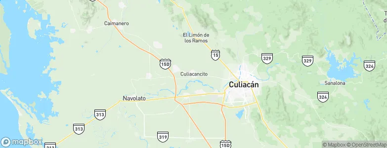 Culiacancito, Mexico Map