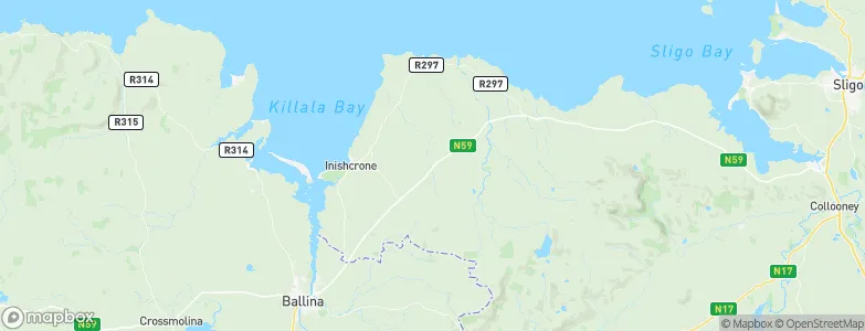 Culleens, Ireland Map
