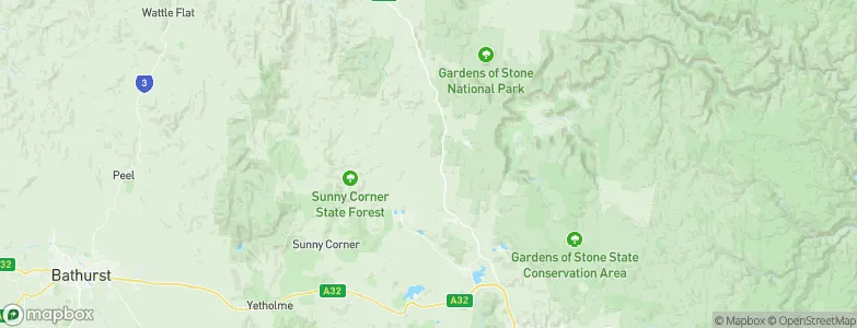Cullen Bullen, Australia Map