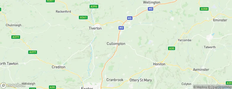 Cullompton, United Kingdom Map
