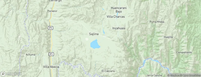 Culpina, Bolivia Map