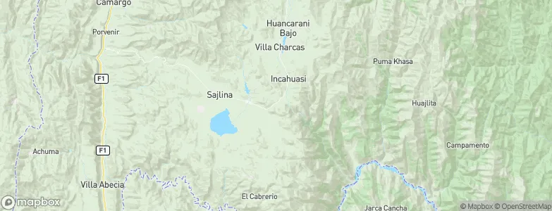 Culpina, Bolivia Map