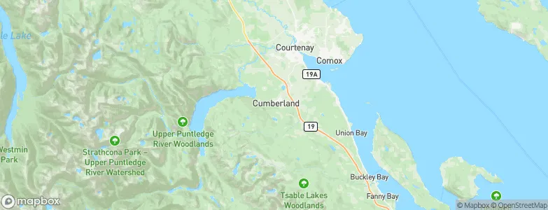 Cumberland, Canada Map