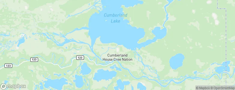 Cumberland House, Canada Map