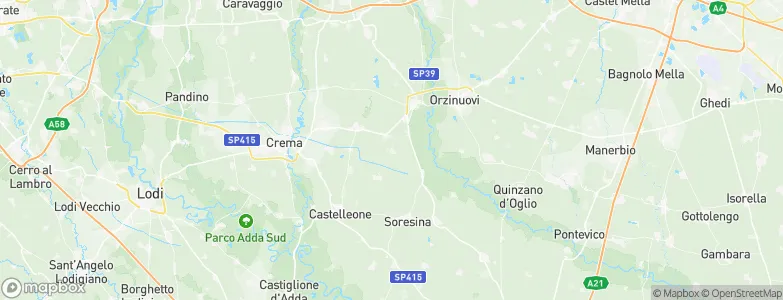 Cumignano sul Naviglio, Italy Map