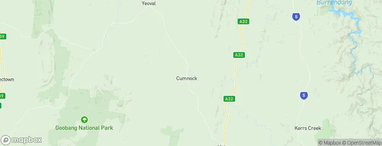 Cumnock, Australia Map