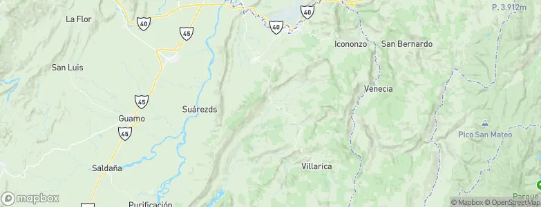Cunday, Colombia Map