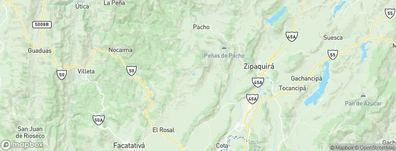 Cundinamarca, Colombia Map