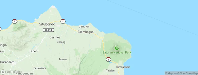 Cungapmimbo, Indonesia Map