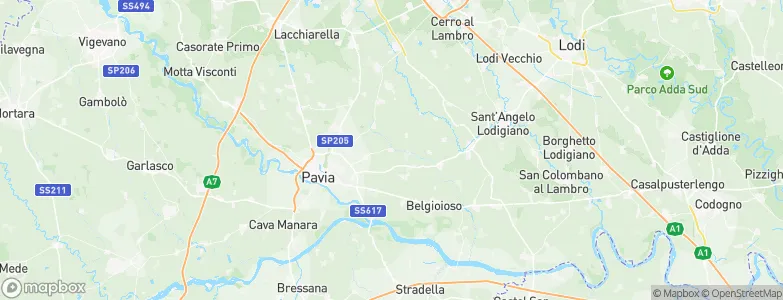 Cura Carpignano, Italy Map