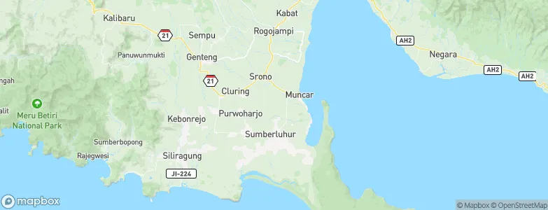 Curahpacul Satu, Indonesia Map