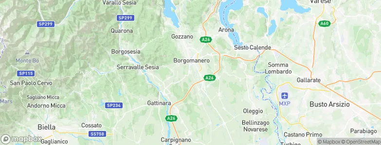 Cureggio, Italy Map