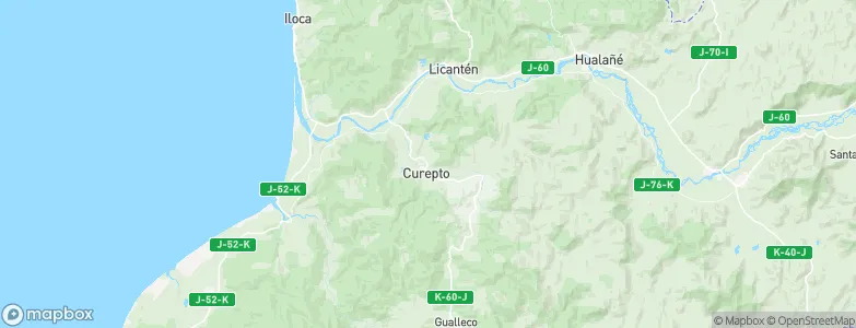 Curepto, Chile Map