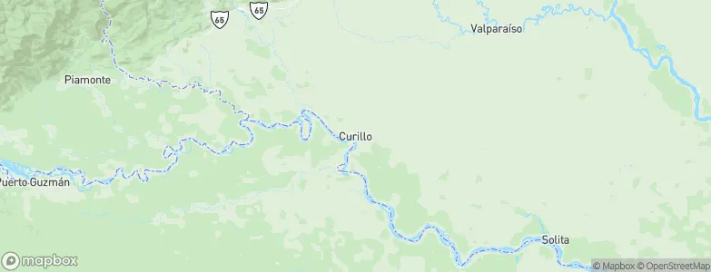 Curillo, Colombia Map